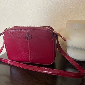 Tory Burch Ivy Red Camera crossbody bag